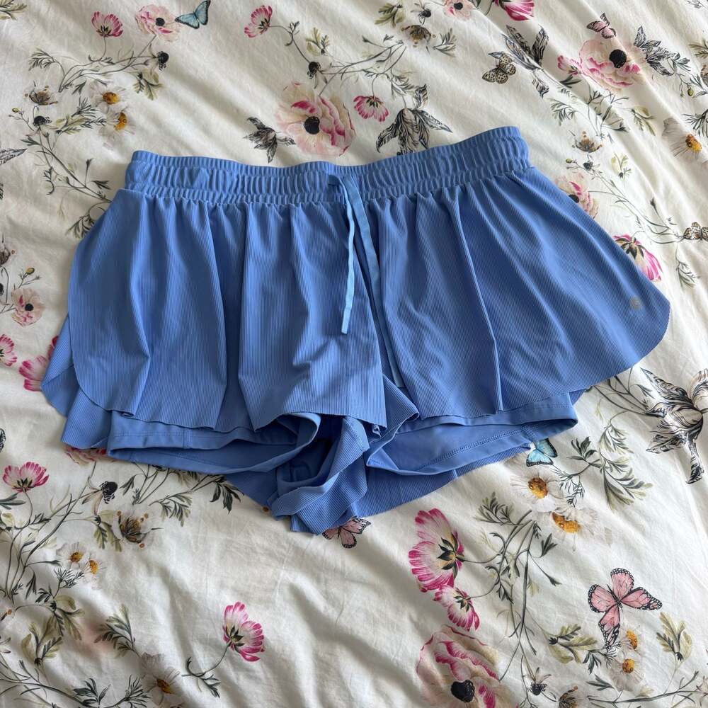 Gaiam Women's 2-in-1 Pleated Athletic Running Shorts